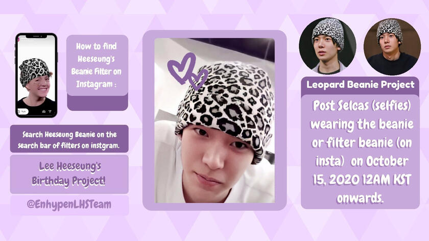 Leopard Beanie Selca Day